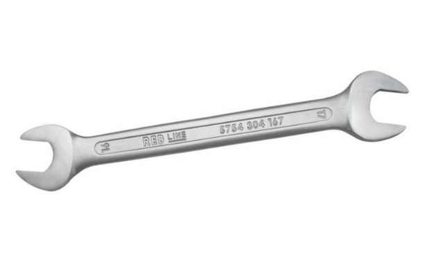 Двусторонние зажимные рожковые ключи Red Line WS14х15